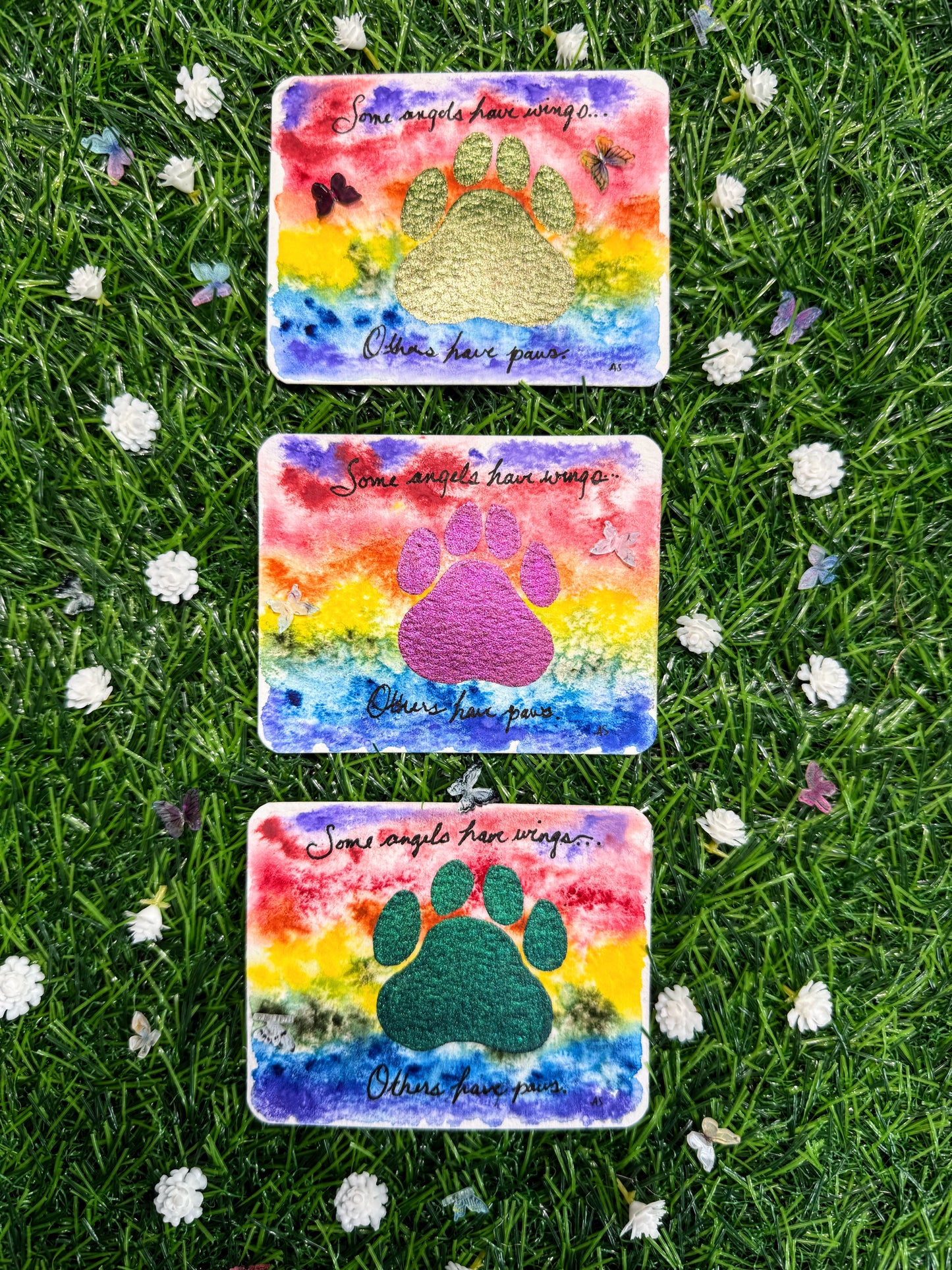 Tiny Art—Rainbow Bridge Pet Loss Painting