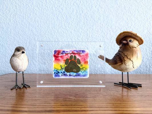 Tiny Art—Rainbow Bridge Pet Loss Painting