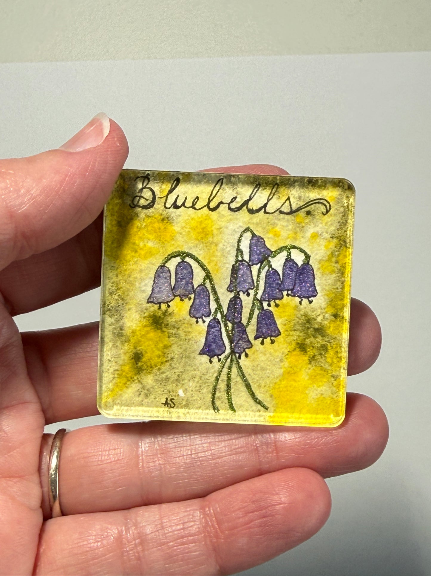 Floral Acrylic Magnets