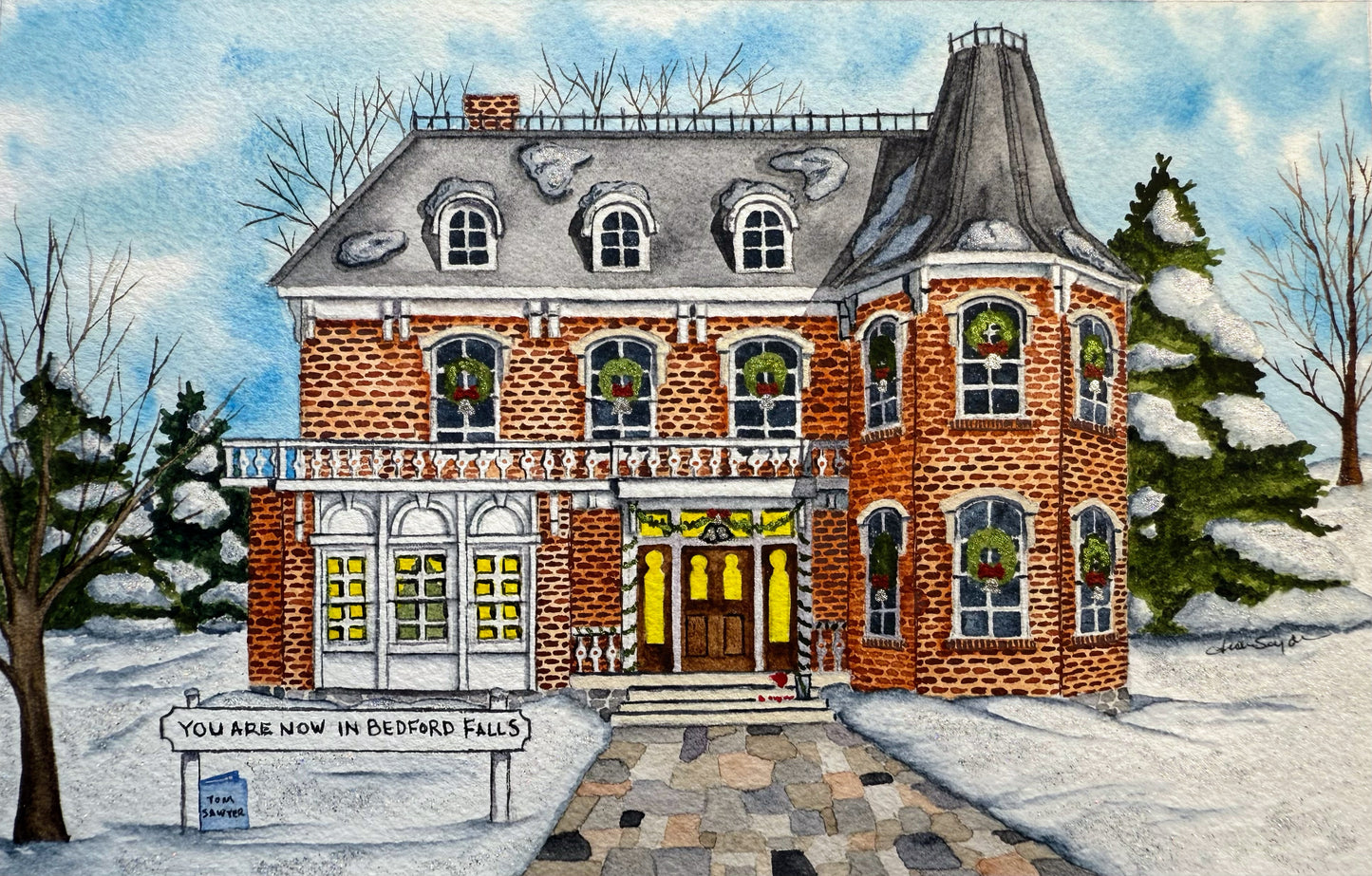 The Bailey House from It’s a Wonderful Life