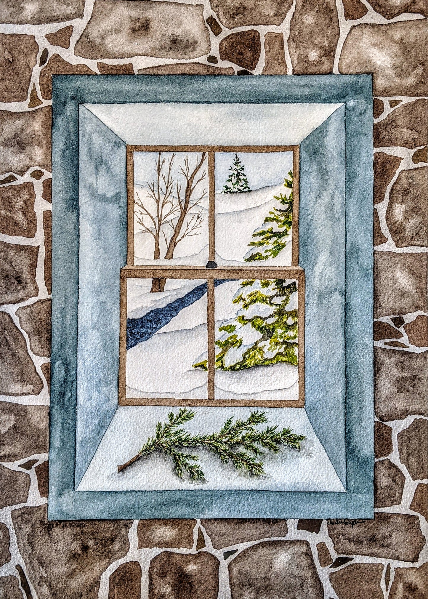 Snowy Winter Scene