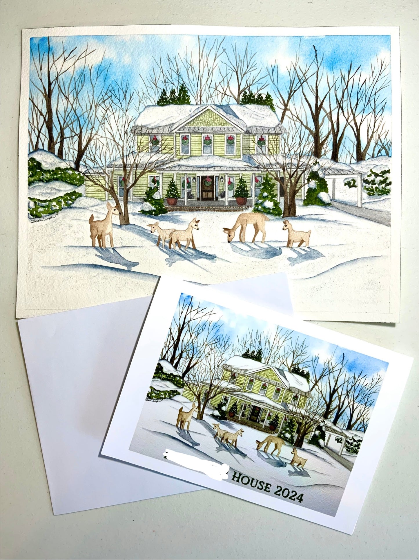 Custom Christmas Card Commissions
