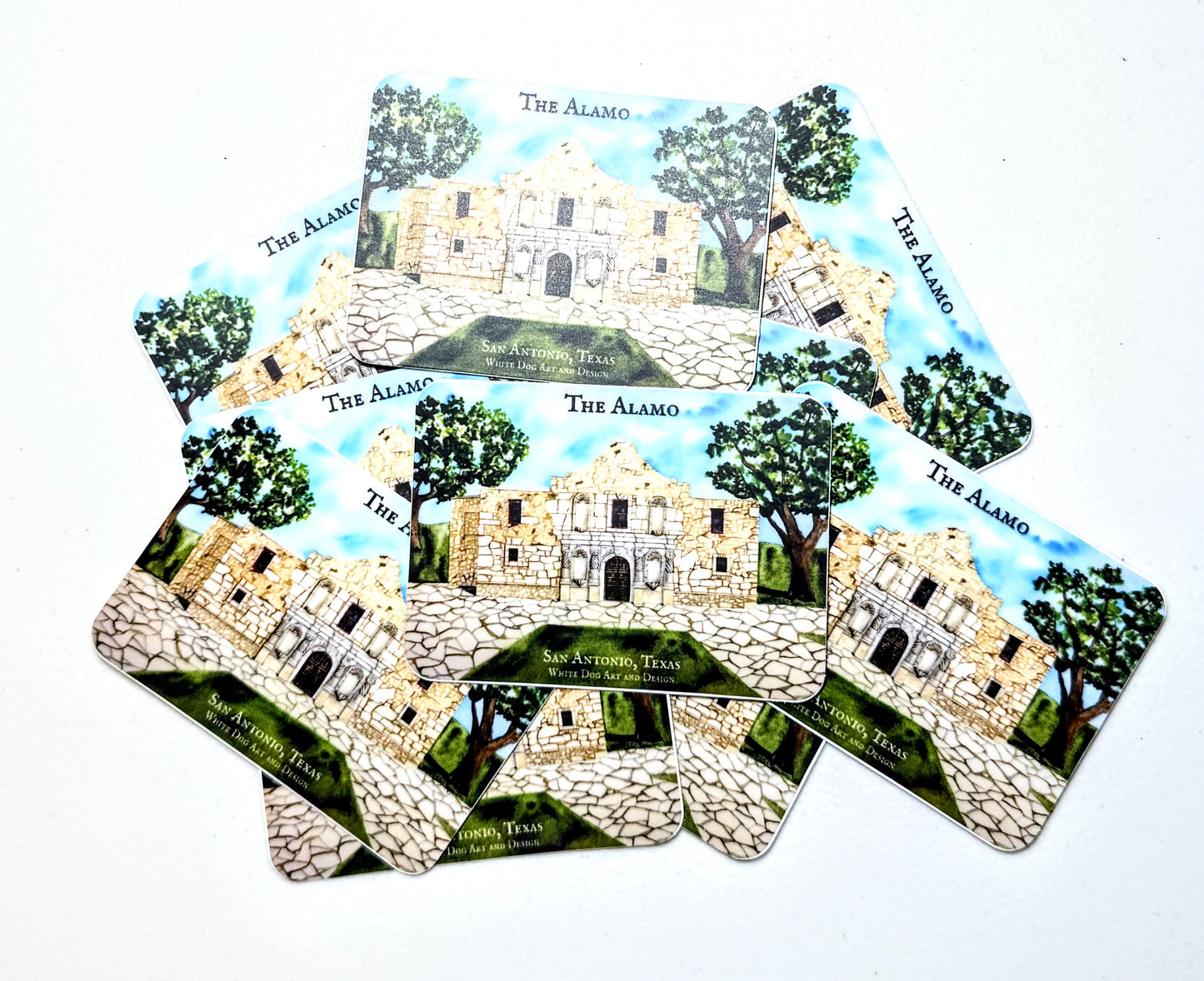 Texas Sticker—The Alamo, San Antonio