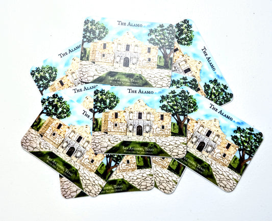 Texas Sticker—The Alamo, San Antonio