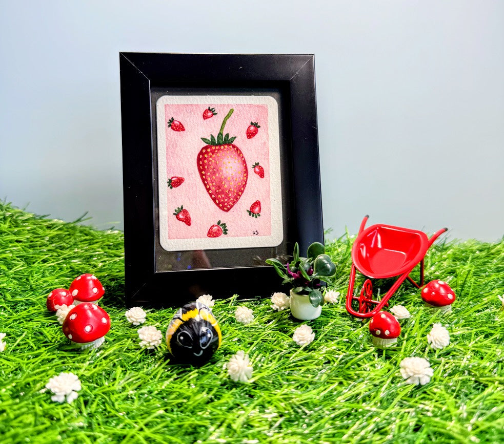 Tiny Art—Strawberry Dreams