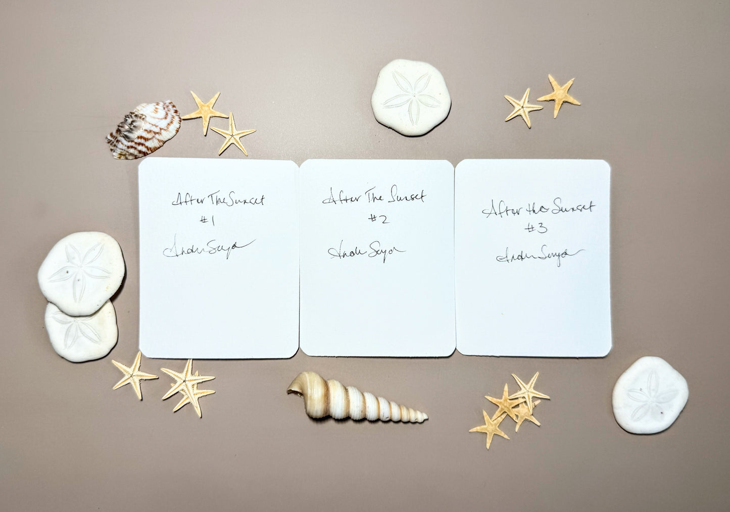 Tiny Art—After the Sunset (Single or Three Piece) Optional Magnets