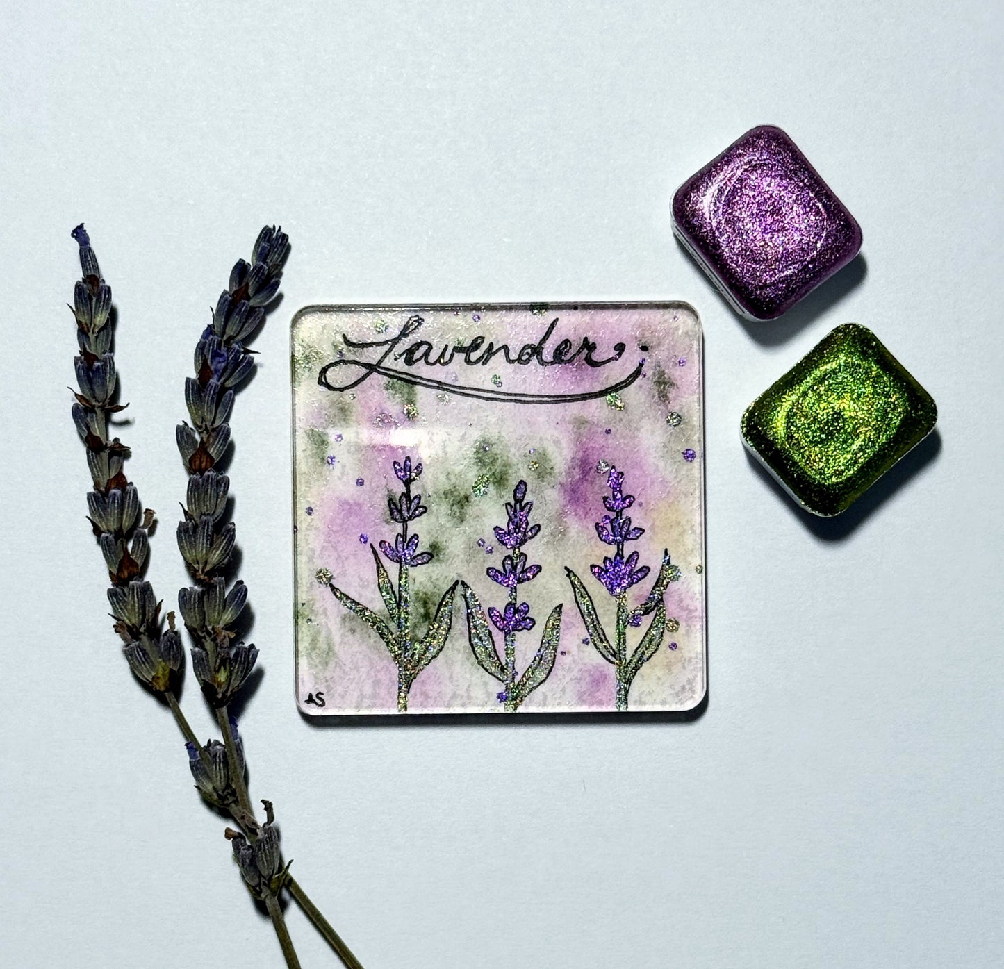 Floral Acrylic Magnets