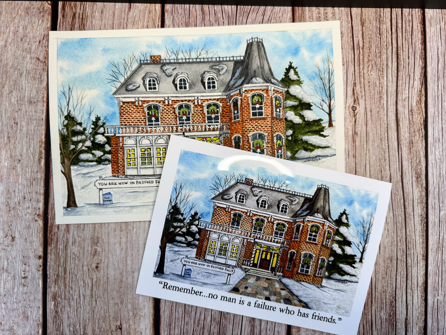 The Bailey House from It’s a Wonderful Life
