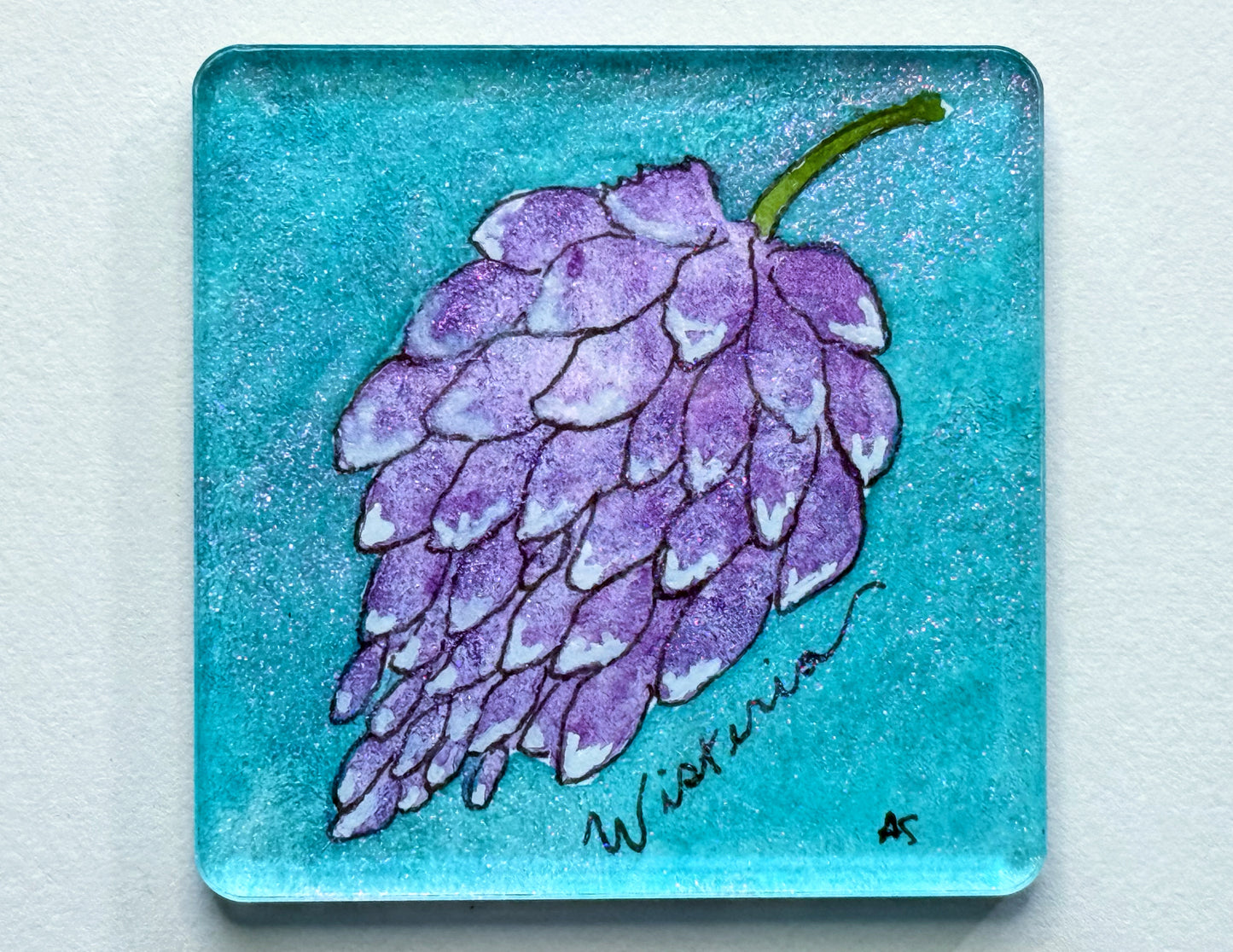 Happy Flowers Acrylic Magnets
