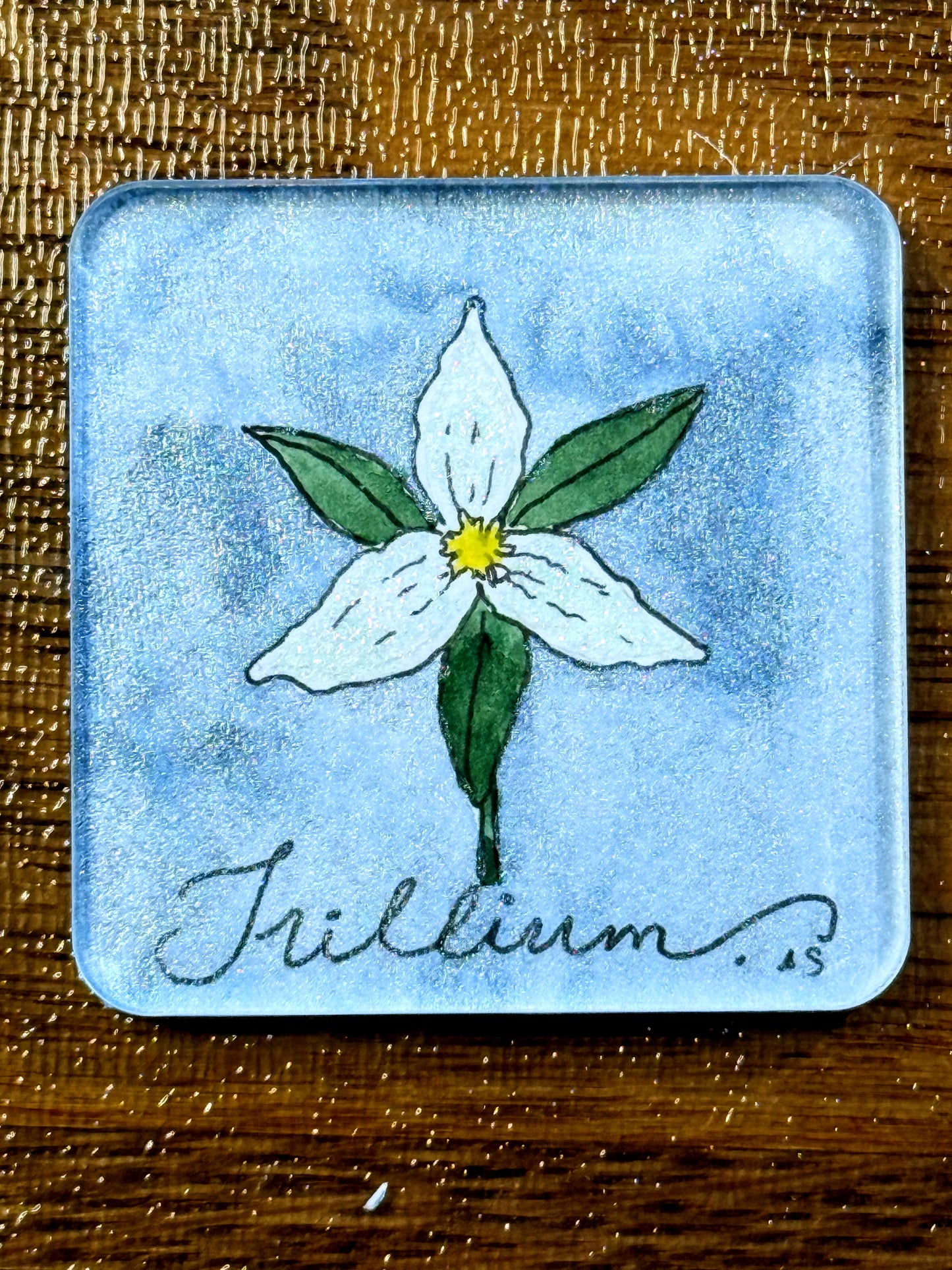 Spring Floral Acrylic Magnets