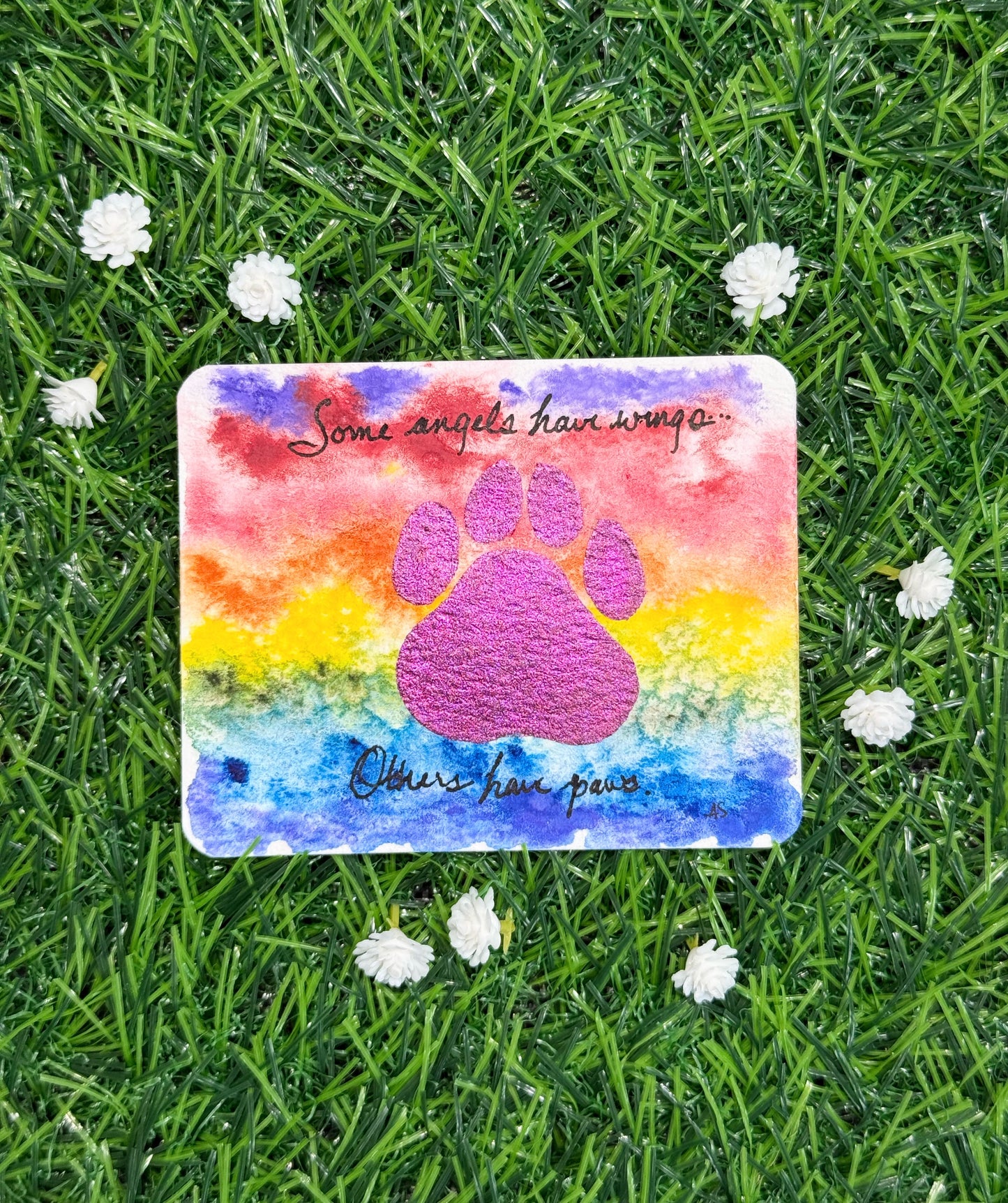 Tiny Art—Rainbow Bridge Pet Loss Painting