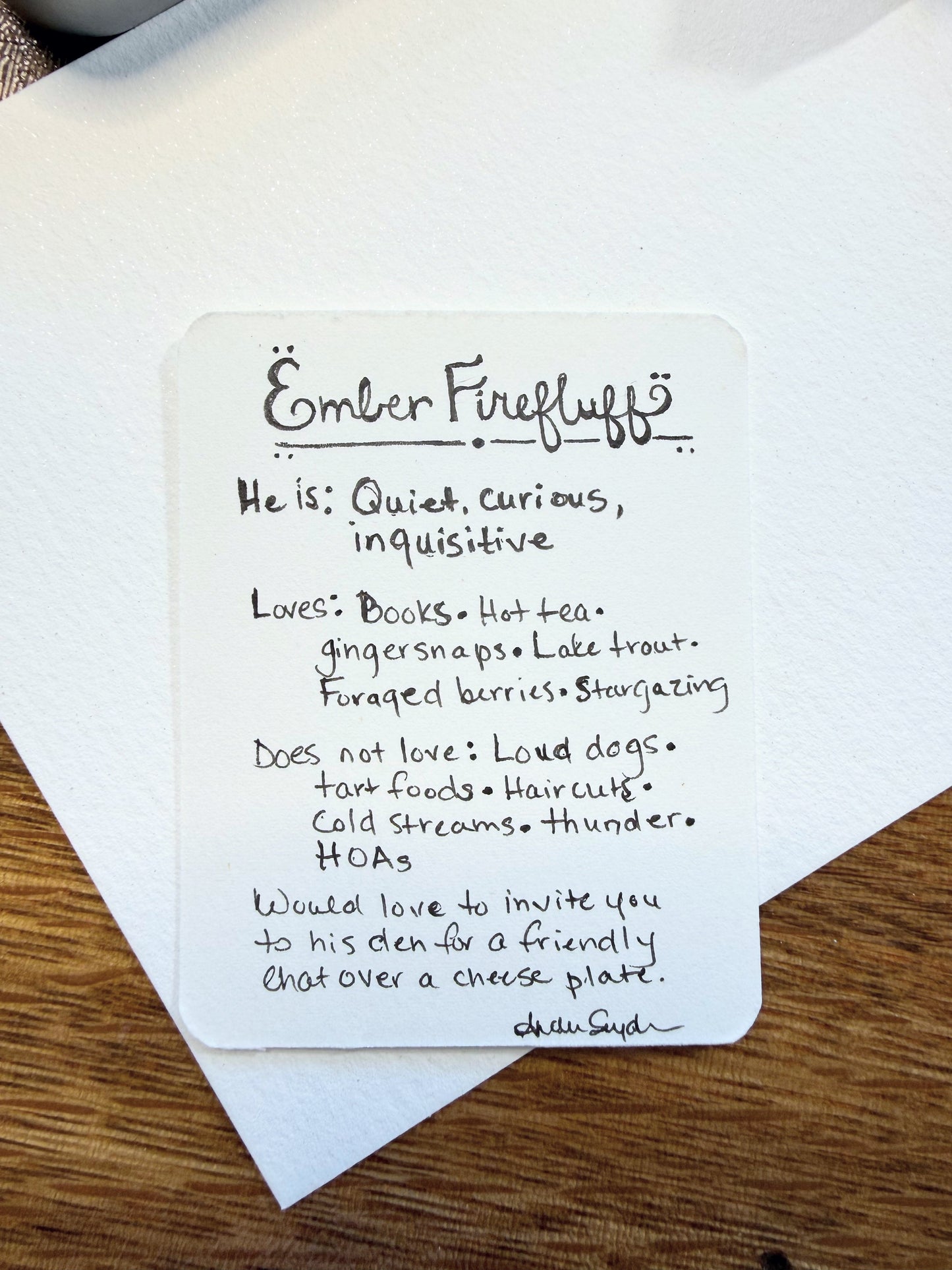 Tiny Art—Ember Firefluff (The Fox Tales)