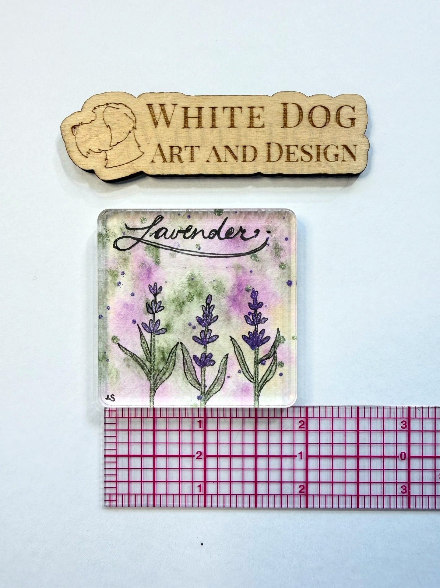 Floral Acrylic Magnets