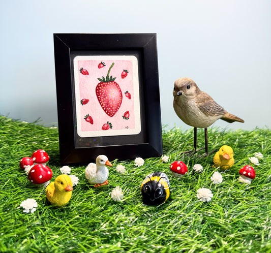 Tiny Art—Strawberry Dreams