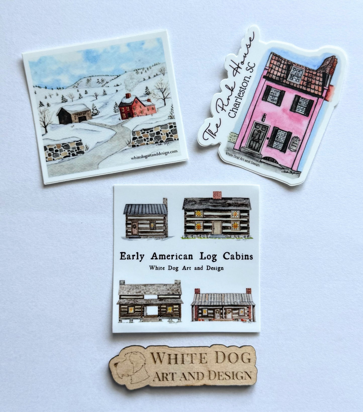 Sticker Collection—Historic Buildings collection