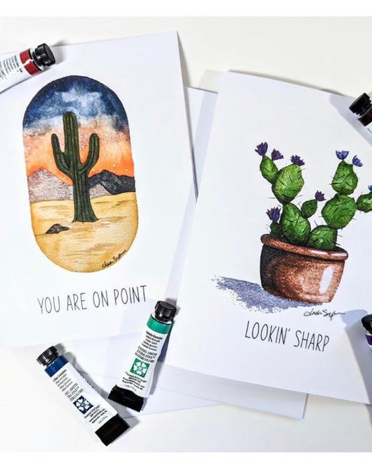 Desert-Themed Greeting Cards