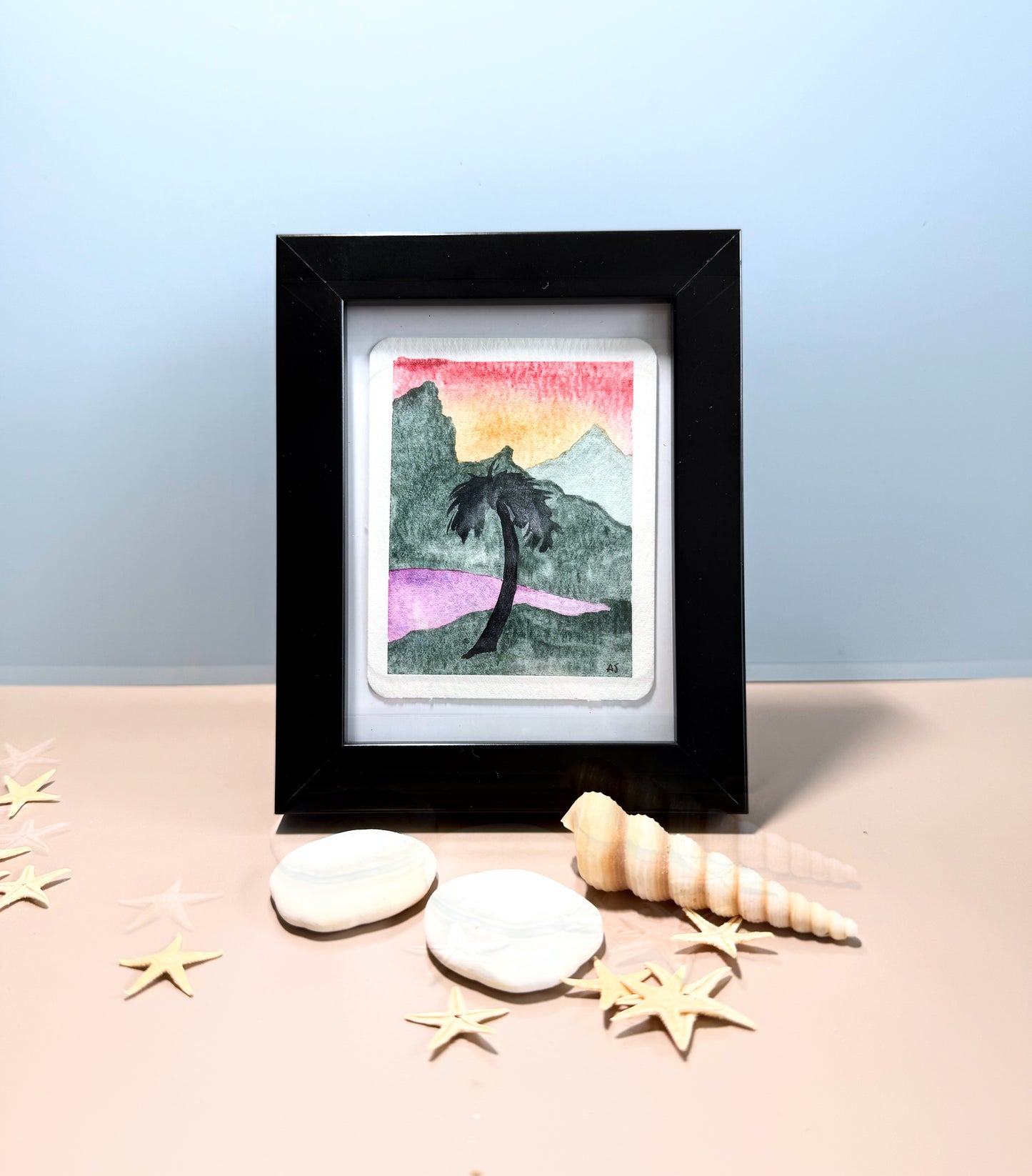 Tiny Art—After the Sunset (Single or Three Piece) Optional Magnets