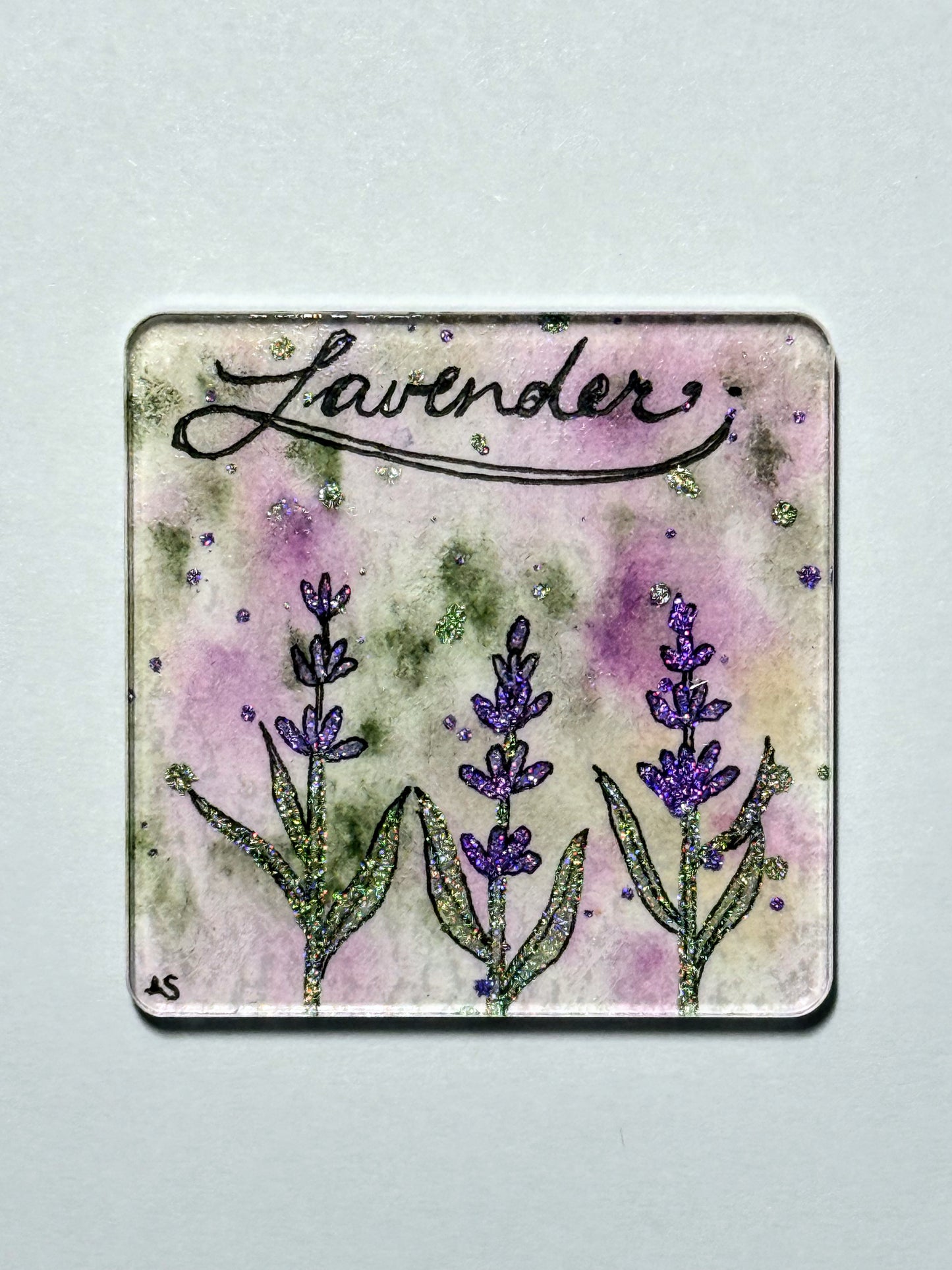 Floral Acrylic Magnets