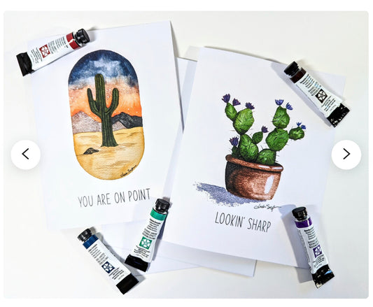 Desert-Themed Greeting Cards