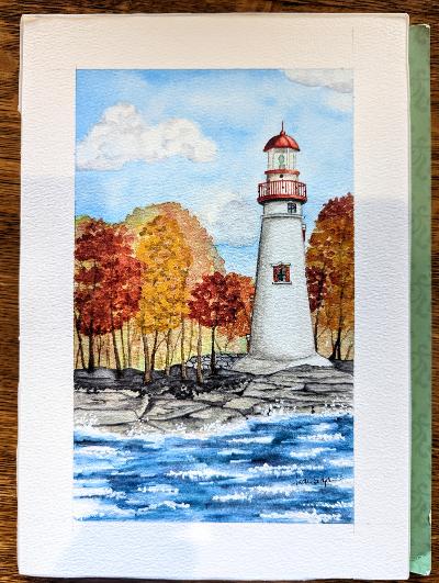 Marblehead Lighthouse in Autumn—Marblehead, Ohio