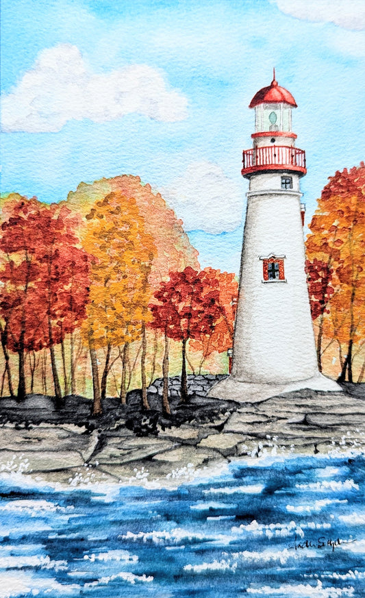 Marblehead Lighthouse in Autumn—Marblehead, Ohio