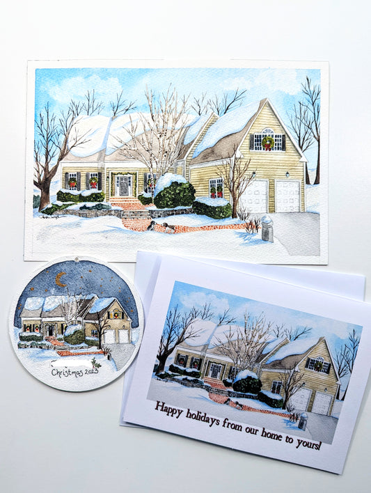 Custom Christmas Card Commissions