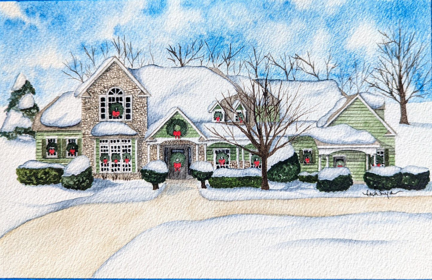 Custom Christmas Card Commissions