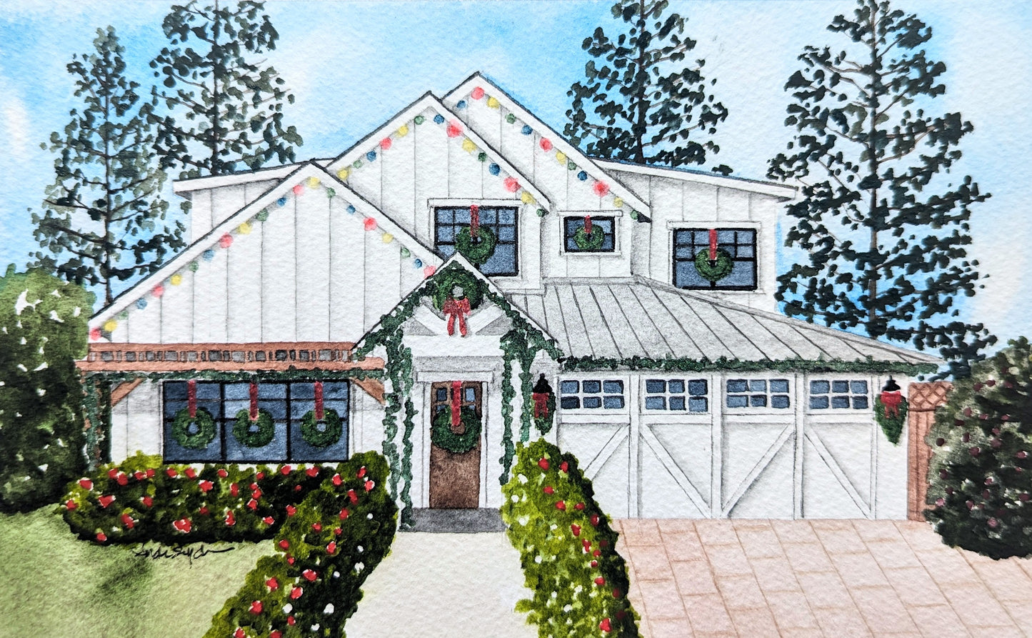 Custom Christmas Card Commissions