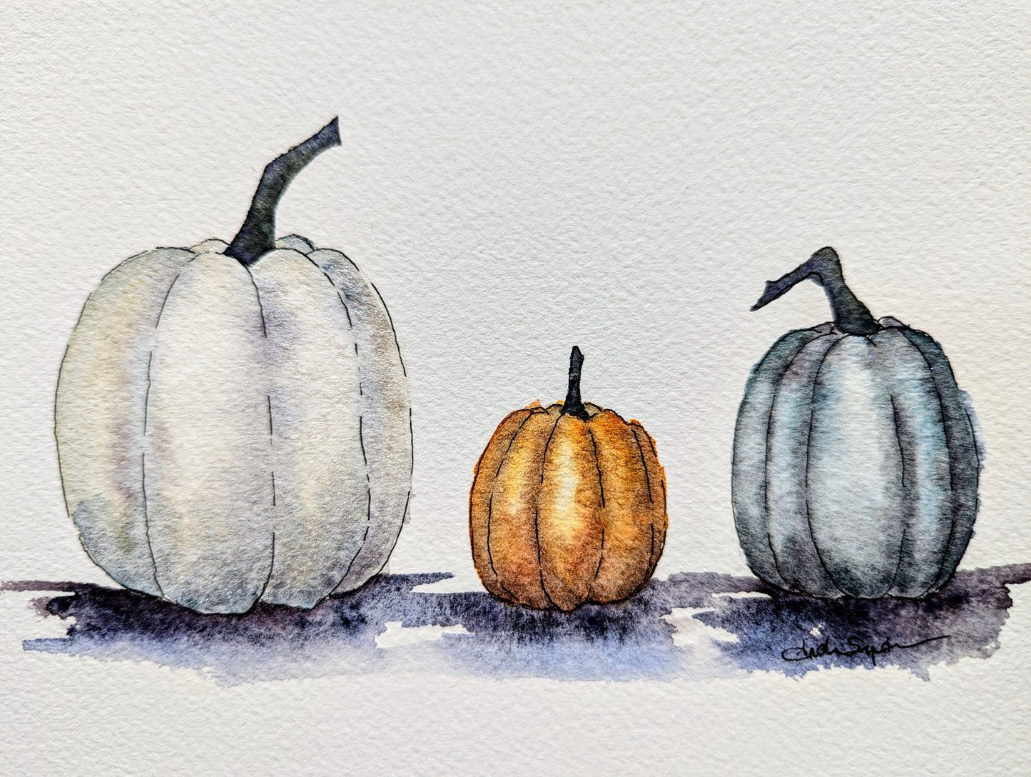 Three Pumpkins Prints