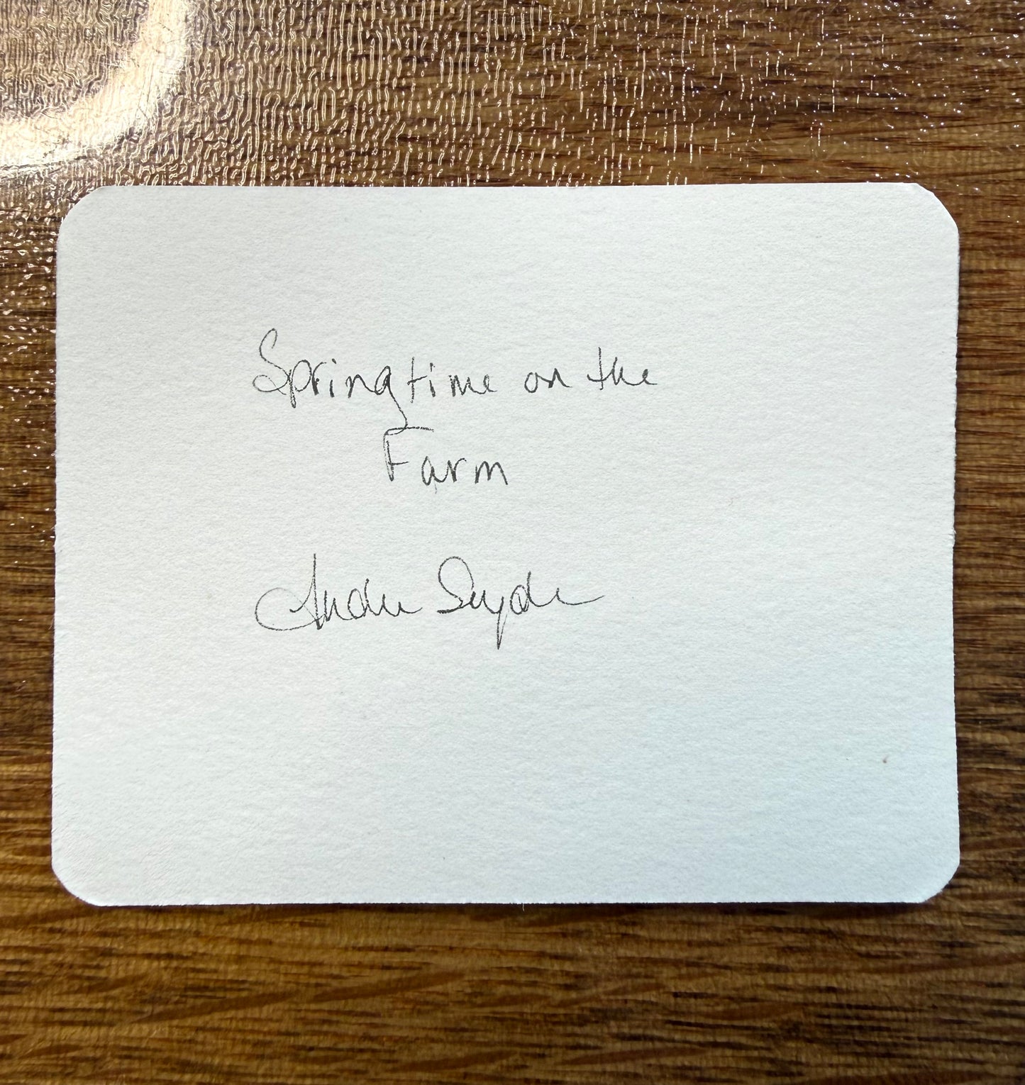 Tiny Art—Springtime on the Farm